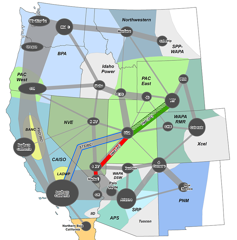 Capacity expansion map