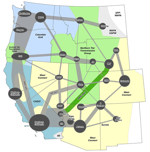 Capacity expansion map