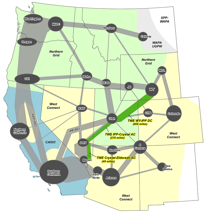 Capacity expansion map