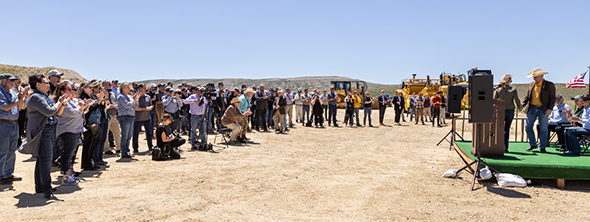 Wyoming groundbreaking