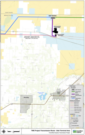 Utah route map