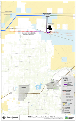 Utah route map