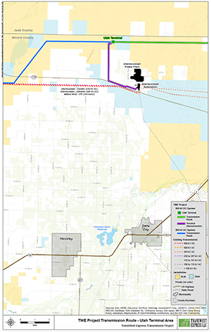 Utah route map